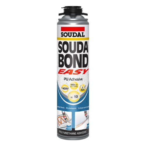 Soudabond Easy is a fast curing, ready to use, one component, gunnable PU adhesive.